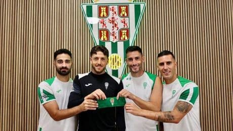 Carlos Marín, Albarrán, Alves y Guardiola: el Córdoba CF ya tiene nuevos capitanes