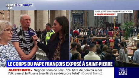 Le corps du pape François exposé à Saint-Pierre - 23/04