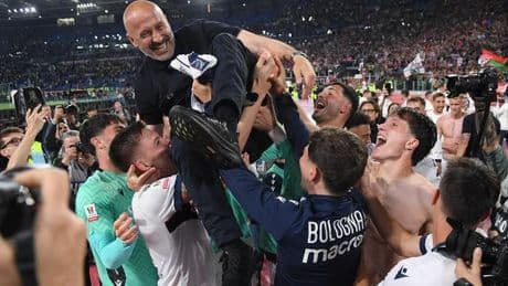 Fußball: FC Bologna gewinnt Coppa Italia