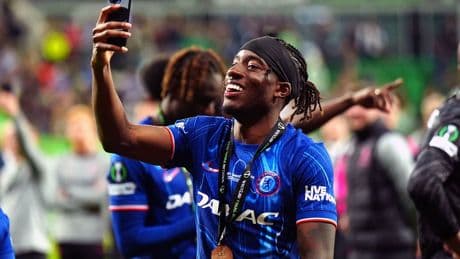 Noni Madueke snaps back at critics after Chelsea win Conference League