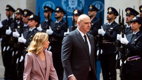 Meloni riceve  Aoun: «Al fianco del Libano, può voltare pagina»