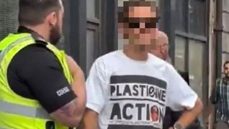 'No arrests' at Glasgow protest after man detained over 'Plasticine Action' top