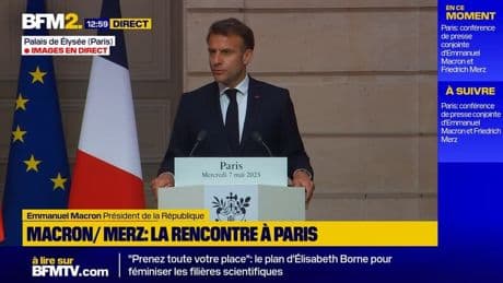 Emmanuel Macron : "Nous voulons répondre ensemble aux défis que l'Europe affronte"