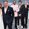 Geri's in pole position as she leads glamorous squad of F1 stars - including Lewis Hamilton and Lando Norris - and their WAGS for the premiere of Brad Pitt's new racing movie