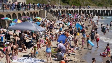 Scotland and Wales record their hottest days of the year as UK-wide heatwave peaks