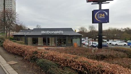 Coatbridge McDonalds customer ended up on car bonnet after incident