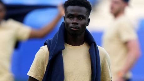 Bukayo Saka left out of England’s squad to face Andorra after knock
