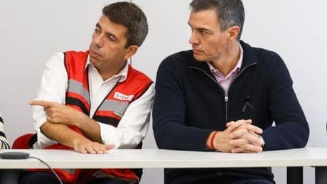 Mazón pide a Sánchez una reunión urgente en Valencia sobre la recuperación tras la dana
