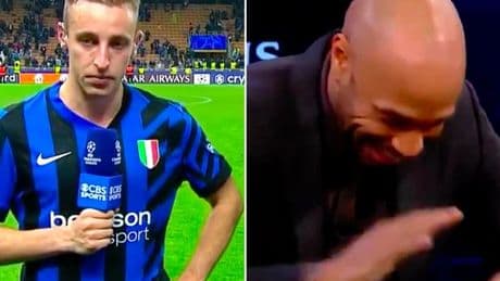 Inter star's X-rated admission on Barcelona heroics leaves Thierry Henry in stitches