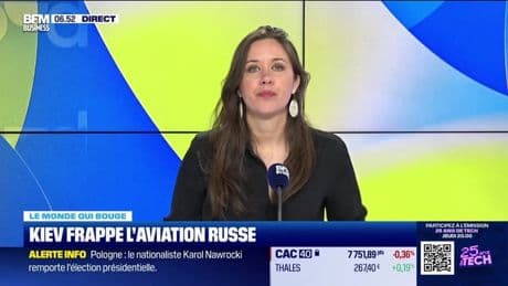 Caroline Loyer : Kiev frappe l'aviation russe - 02/06
