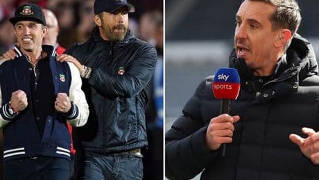 David Beckham and Gary Neville refuse to copy Ryan Reynolds after buying out Man Utd icons