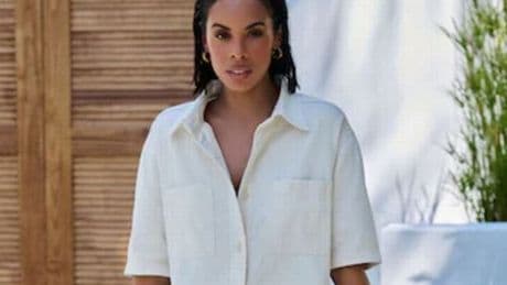 Rochelle Humes turns heads in 'comfortable' heatwave-friendly summer shirt
