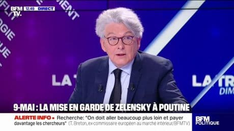Guerre en Ukraine: "Poutine annonce toujours des trêves quand ça l'arrange", analyse Thierry Breton, ancien ministre de l’Économie