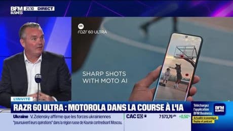 Pierre-Yves Oortmeyer (Motorola) : Motorola dévoile son smartphone à l'IA - 28/04