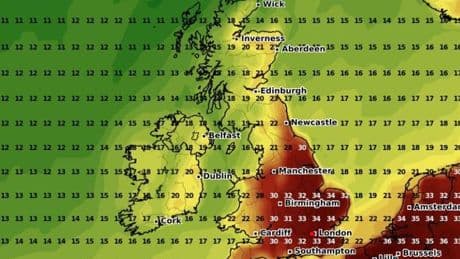 UK weather: Heatwave forecast as 15 areas to rise above 32C in three day blast