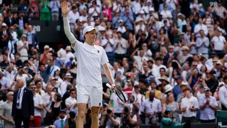 Jannik Sinner, Wimbledon'da yarı finale yükseldi