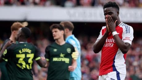 Un Arsenal espeso pincha en el Emirates antes de su visita al Bernabéu