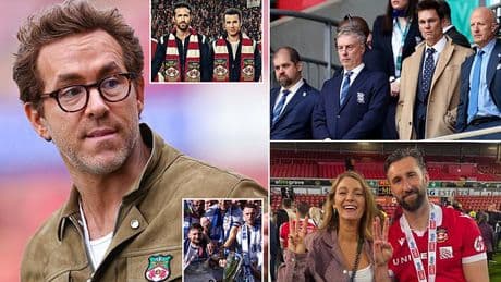 Ryan Reynolds vs Tom Brady - the race to cash in on British football! Documentaries, brand new stadiums and a £100MILLION jackpot... why American superstars are desperate for a slice of the pie