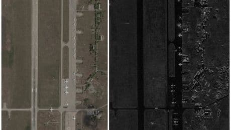 Operation Spiderweb: Satellite imagery shows Russian bombers destroyed in massive Ukrainian drone attack
