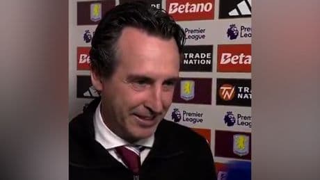 La triple contestación viral de Unai Emery en televisión antes de cortar: &quot;Bizot, Bizot, Bizot... se acabó el tiempo&quot;