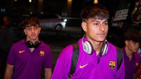 El Barça sub-20 de Belletti aterriza en Río de Janeiro