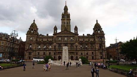 First George Square statues removed as work underway to renovate Glasgow city centre