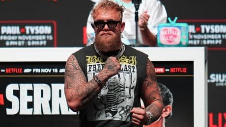 Jake Paul’s cryptic four-word message provides hint over Anthony Joshua fight