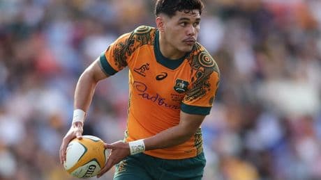 Noah Lolesio hurt as last-gasp try saves Australia against Fiji in only Lions warm-up