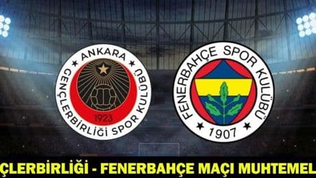 GENÇLERBİRLİĞİ - FENERBAHÇE MAÇI SAAT KAÇTA, HANGİ KANALDA? Gençlerbirliği - Fenerbahçe maçı muhtemel 11'ler!