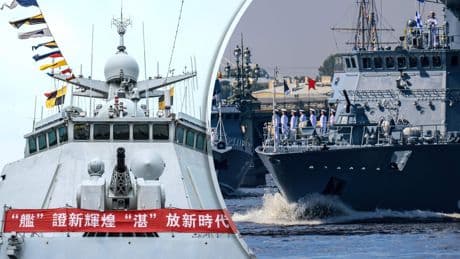 Rusland en China tonen spierballen én goede band met oefening op zee: ’Waarschuwing voor VS en NAVO’