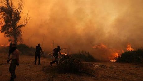 Greece and Turkey wildfires: Killer blazes force tourists and locals to flee
