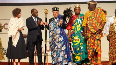Le président de Côte d’Ivoire appelle à «la paix et la stabilité» en décernant le prix Felix-Houphouët Boigny