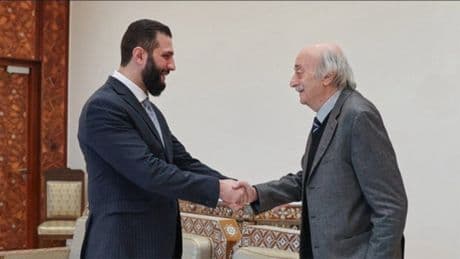 Şara, Dürzi lider Canbolat’ı kabul etti