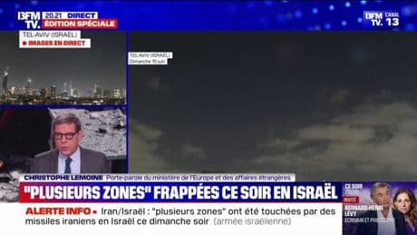 Conflit Israël-Iran: "Il est important de maintenir une stabilité" dans cette région, explique Christophe Lemoine, porte-parole du ministère de l'Europe