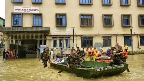 3 Indian Army troopers die in a landslide following torrential rains in the northeast