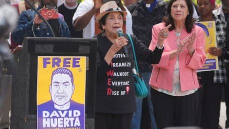 California labor leader charged with impeding officer during immigration crackdown
