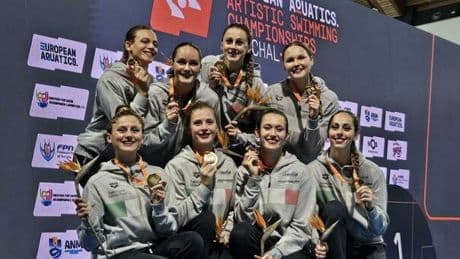 Nuoto artistico, medaglia d'oro per l'Italia agli Europei. Trionfo per le ragazze dell'Acrobatic team, argento per Pelati