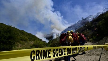 13-year-old boy suspected of setting off fireworks that sparked Southern California wildfire