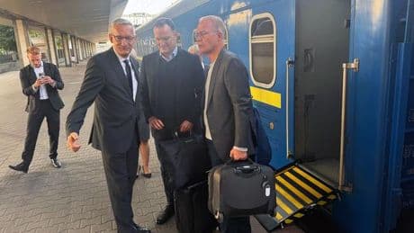 Krieg in der Ukraine: Spahn und Miersch besuchen gemeinsam die Ukraine