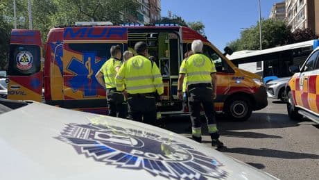 Dos heridos, uno de gravedad, tras chocar sus vehículos en Chamartín
