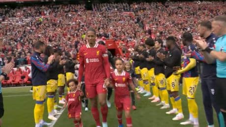 Liverpool and Crystal Palace in never-before-seen DOUBLE guard of honour before final day clash