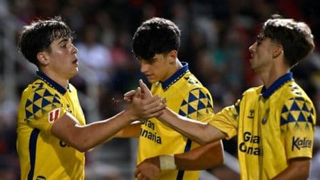 La UD Las Palmas gana en Estados Unidos con un gol del juvenil Arturo Rodríguez