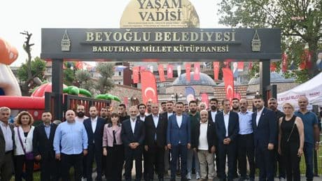 Gözaltındaki Belediye Başkanı İnan Güney'in duyurusunu yaptığı Baruthane Yaşam Vadisi açıldı