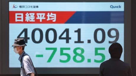 Avvio della Borsa di Tokyo in ribasso. Hong Kong e Shanghai in leggero rialzo
