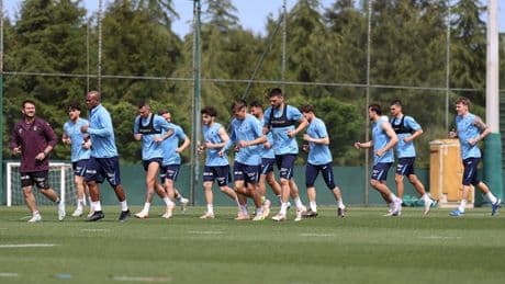 Trabzonspor'da Reeder Samsunspor maçı hazırlıkları devam ediyor