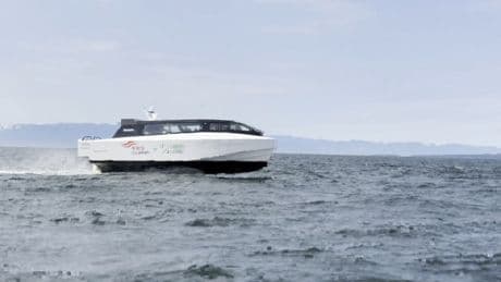 ‘Flying above the waves’: Victoria demo offers glimpse of electric passenger ferry future