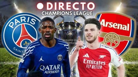 PSG - Arsenal de Champions League, en directo: goles, marcador y última hora de la vuelta de semifinales