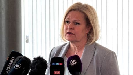 Erklärung der Bundesinnenministerin - Faeser zu AfD-Einstufung als rechtsextremistisch