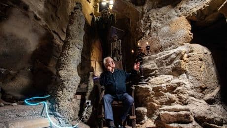 Man spends 30 years building a labyrinth in his garden that’s now a shrine to his late wife