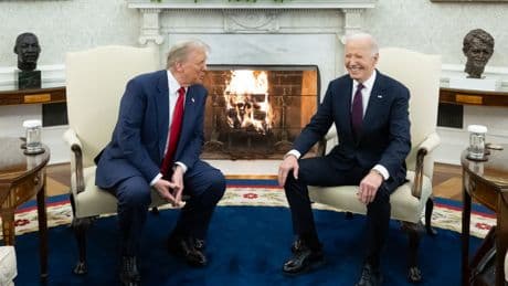 Trump shares baseless conspiracy that Joe Biden died and was replaced by a clone